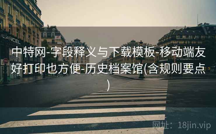 中特网-字段释义与下载模板-移动端友好打印也方便-历史档案馆(含规则要点)  第2张
